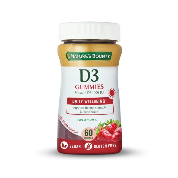 Nature's Bounty Vitamin D3 gummies 60