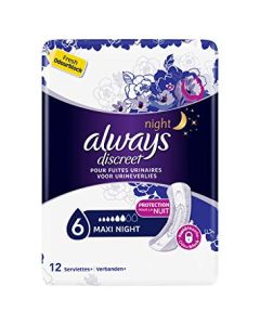 Picture of Always Discreet Pads Maxi Night  6CT