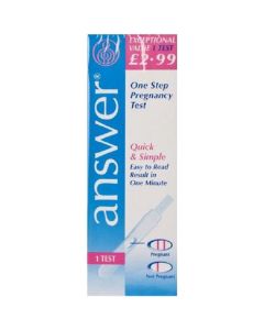 Picture of Answer Pregnancy Test PMP 2.99  Single