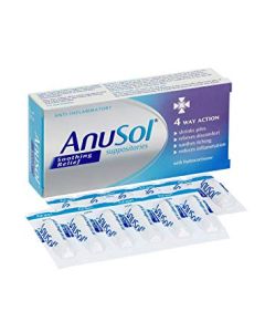 Picture of Anusol Suppositories Soothing Relief  12S