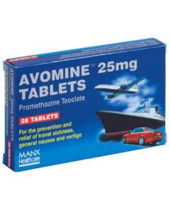 Picture of Avomine Tab 25MG  28