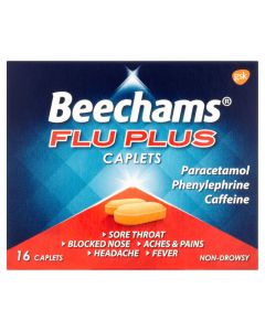 Picture of Beechams Flu Plus Caplets  16S