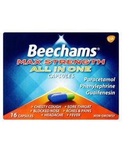 Picture of Beechams Max Strength All In One Capsule 16S