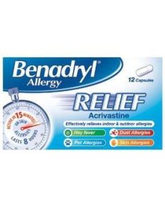 Picture of Benadryl Allergy Relief Caps [GSL]  12S