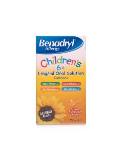 Picture of Benadryl Childrens 6+ Solution  70ML