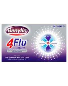 Picture of Benylin 4 Flu Tablets  24S