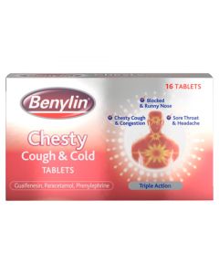 Picture of Benylin Chesty Cough & Cold Tablets  16S