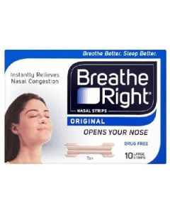 Picture of Breathe Right Nasal Strip Nat Large  10S