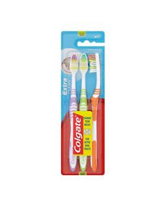 Picture of Colgate Extra Clean Med T/Brush  3 Pack