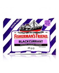 Picture of Fishermans Friend Blackcurrant S/Free  25GM