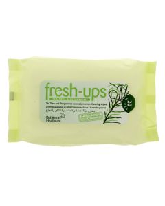 Picture of Fresh-Ups Wipes Tea Tree Peppermint  20S