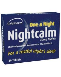 Picture of Galpharm One A Night Nightcalm Tabs 50MG  20Tab