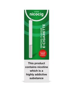 Picture of Nicocig Regular E-Cigarette Menthol High  1