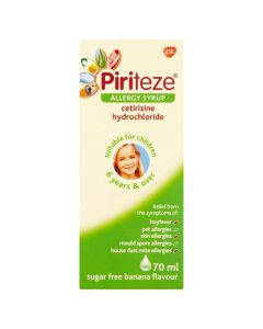 Picture of Piriteze Allergy Relief Syrup  70ML