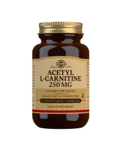 Picture of Solgar Acetyl-L-Carnitine 250MG 30 Veg. Caps