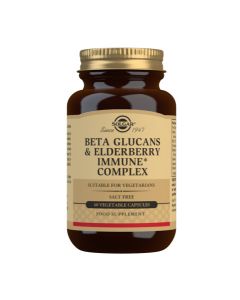 Picture of Solgar Beta Glucans & Elderberry Immune Complex 60 Veg. caps