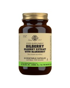 Picture of Solgar Bilberry Berry Extract with Blueberry 60 Veg. caps