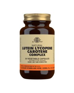 Picture of Solgar Natural Lutein Lycopene Carotene Complex 30 Veg. Caps