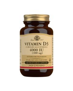 Picture of Solgar Vitamin D3 (Cholecalciferol) 4000 IU 120 Veg. Caps
