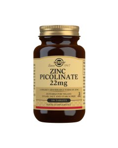 Picture of Solgar Zinc Picolinate 22MG 100 Tablets