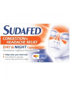 Picture of Sudafed Congestion & Headache Day Night  16