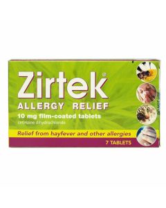 Picture of Zirtek Allergy Relief Tab 10MG  7S